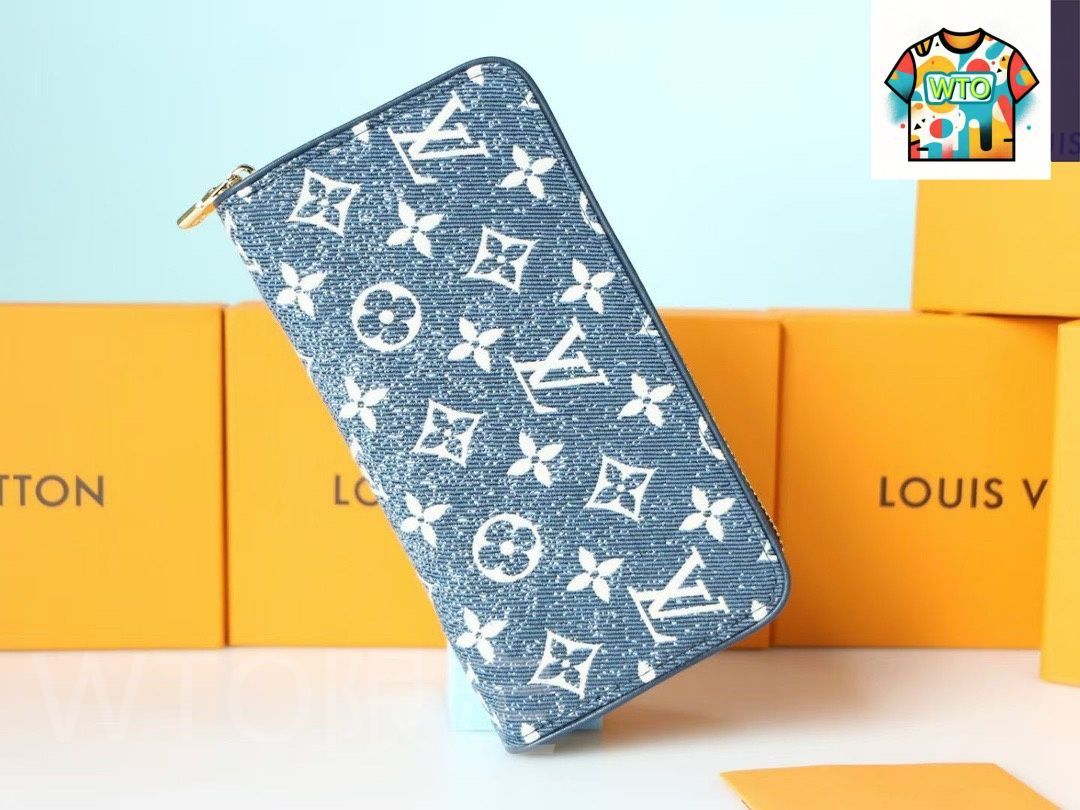 今日特価】Louis Vuitton ルイ・ヴィトン モノグラムデニムウォレット