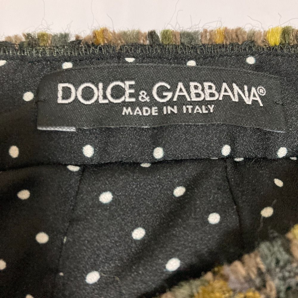 良品 DOLCE&GABBANA ドルチェアンドガッバーナ ツイード スカート