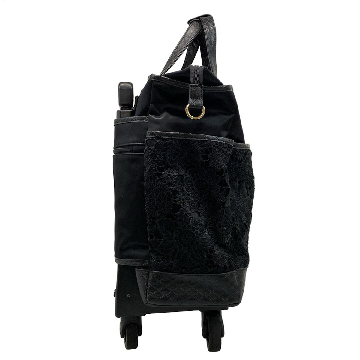 SWANY(スワニー) キャリーバッグ - 黒 レース/TSAなし/本体ダイヤル