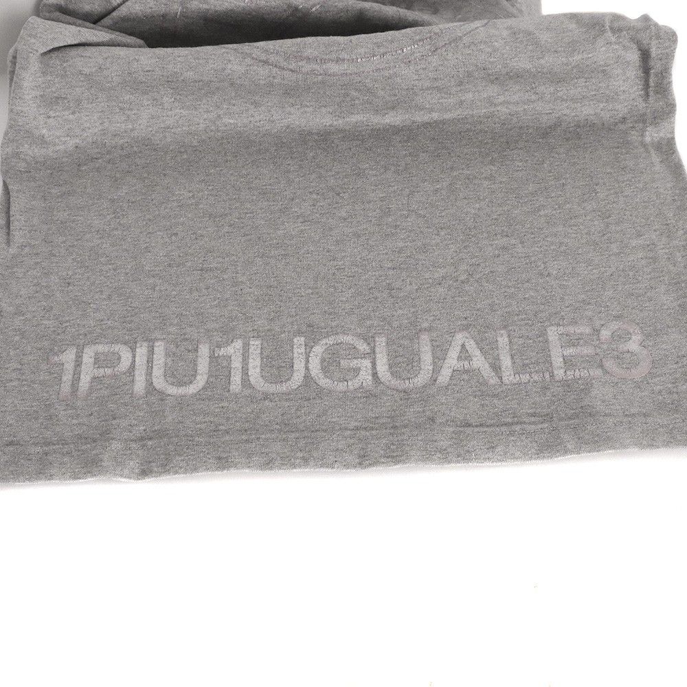 1PIU1UGUALE3 SAGARA embroidery V-neck special print サイズ4 グレー