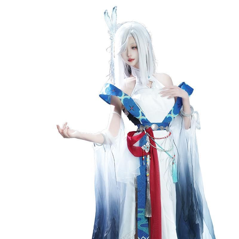 Uwowo悠窩窩 コスプレ 衣装 原神 申鶴 雪山神女 meilu 51210