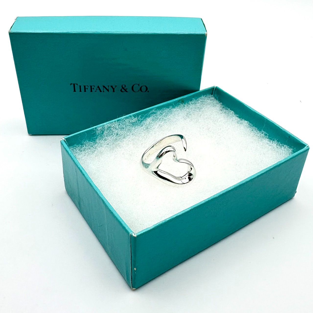 極美品✨ ティファニー 指輪 リング ハート オープンハート AG925 #12 極美品✨ ティファニー 指輪 リング ハート オープンハート AG925 #12