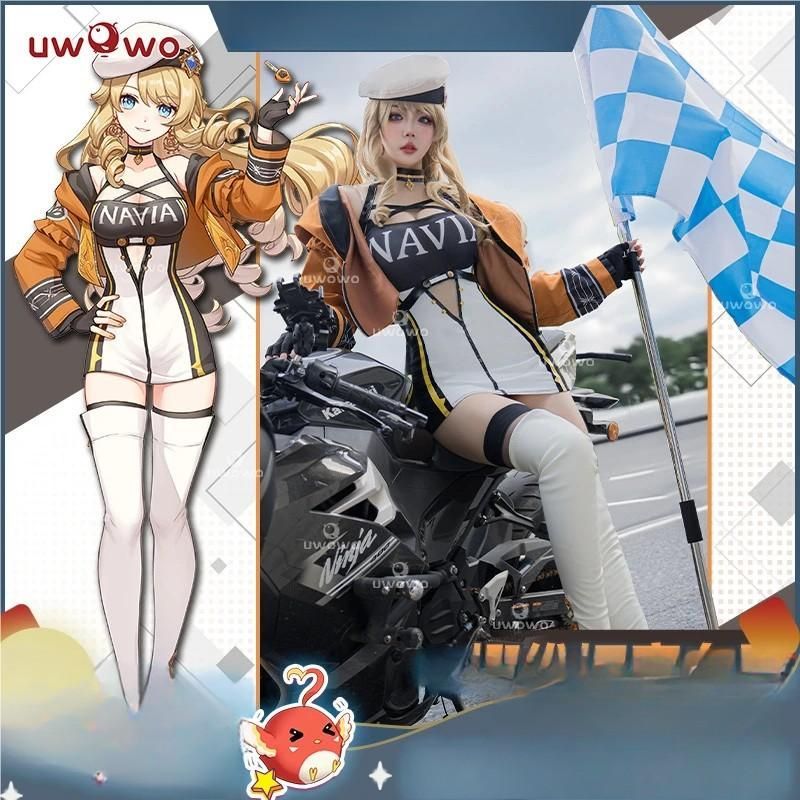 Uwowo悠窩窩 原神 ナヴィア レーシングスーツ コスプレ 衣装 meilu 51204