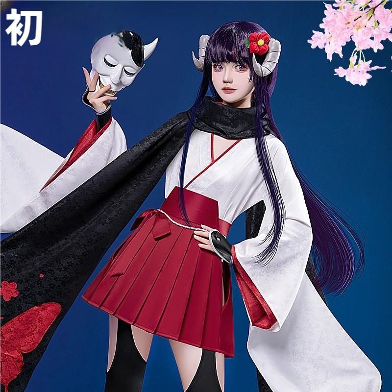 初獣猫 妖狐 僕SS 白鬼院凛々蝶 髏々宮カルタ コスプレ制服 meilu 51210