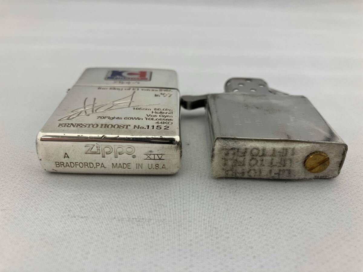 K‐1  ZIPPO ジッポライター アーネスト・ホースト 他セット売り 1998年製 zippo k-1 アーネスト・ホースト シリアルナンバー付 - メルカリ