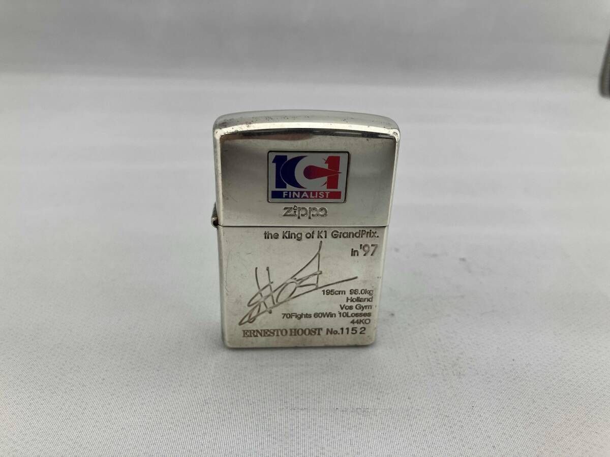 1998年製 zippo k-1 アーネスト・ホースト シリアルナンバー付 - メルカリ