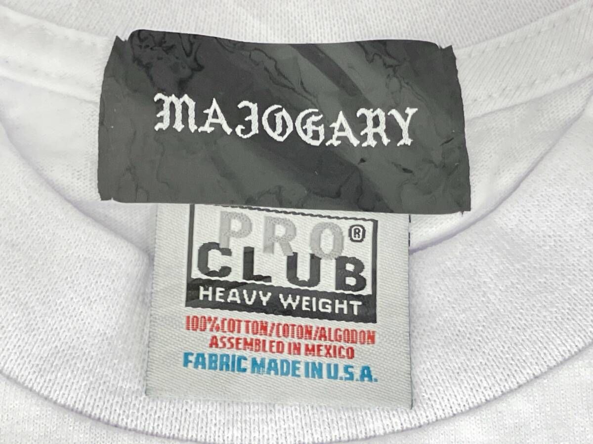 MAJOGARY PRO CLUB／半袖Tシャツ ／FUCKYOU＆Co／ホワイト×ピンク／XXL 