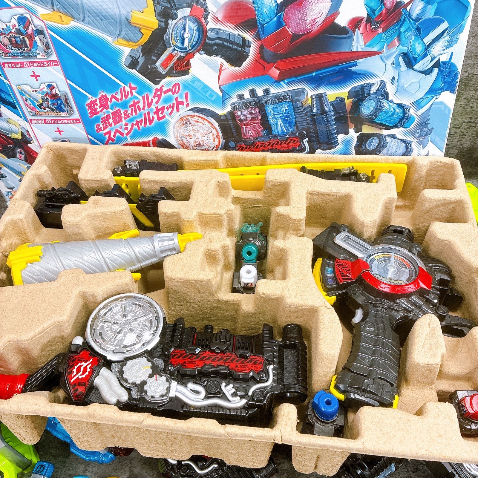 仮面ライダー ビルド エグゼイド まとめ 9個 DXビルドドライバー DX 