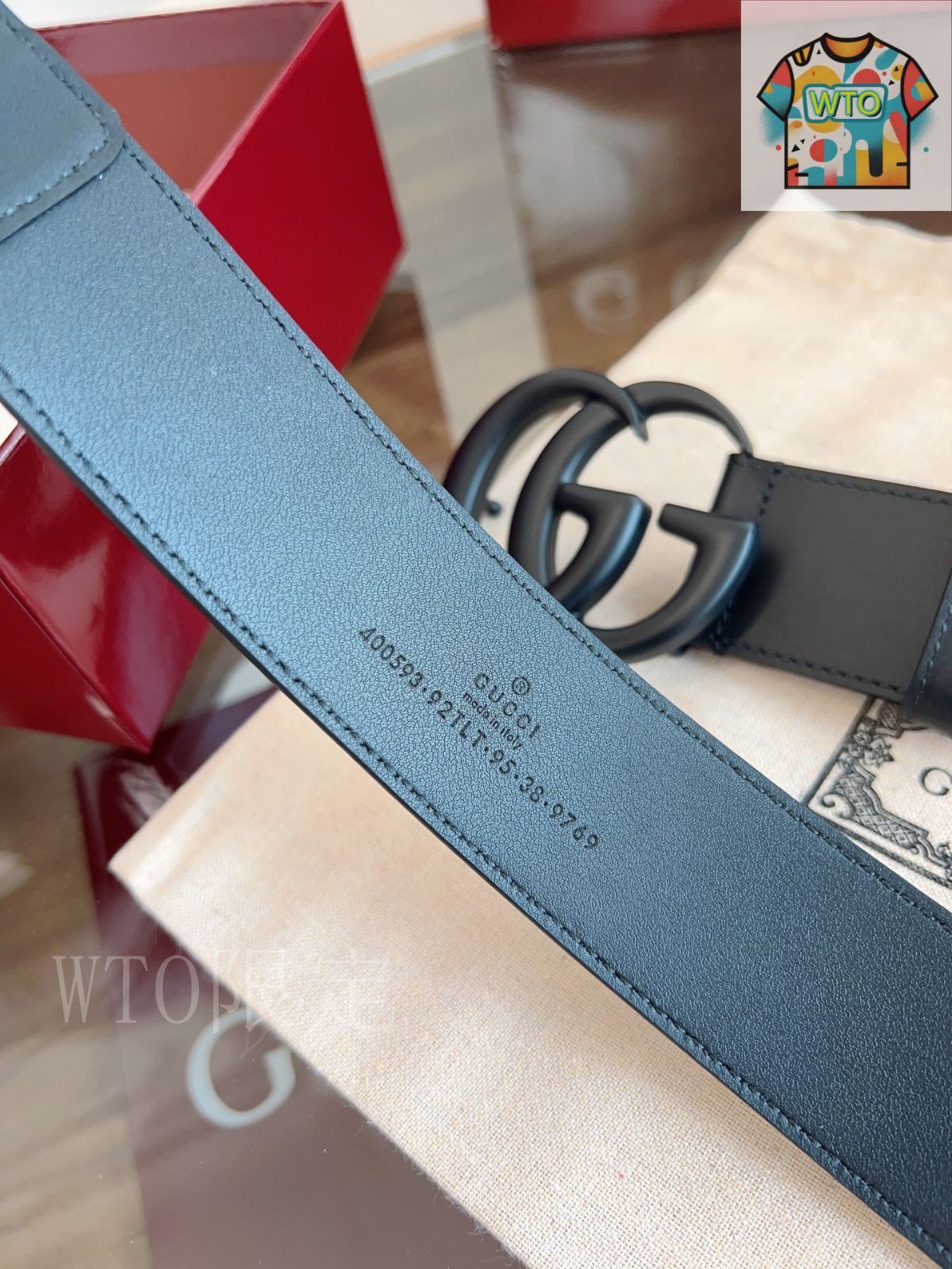 今日特価】GUCCI グッチ レザーベルト-1 - メルカリ