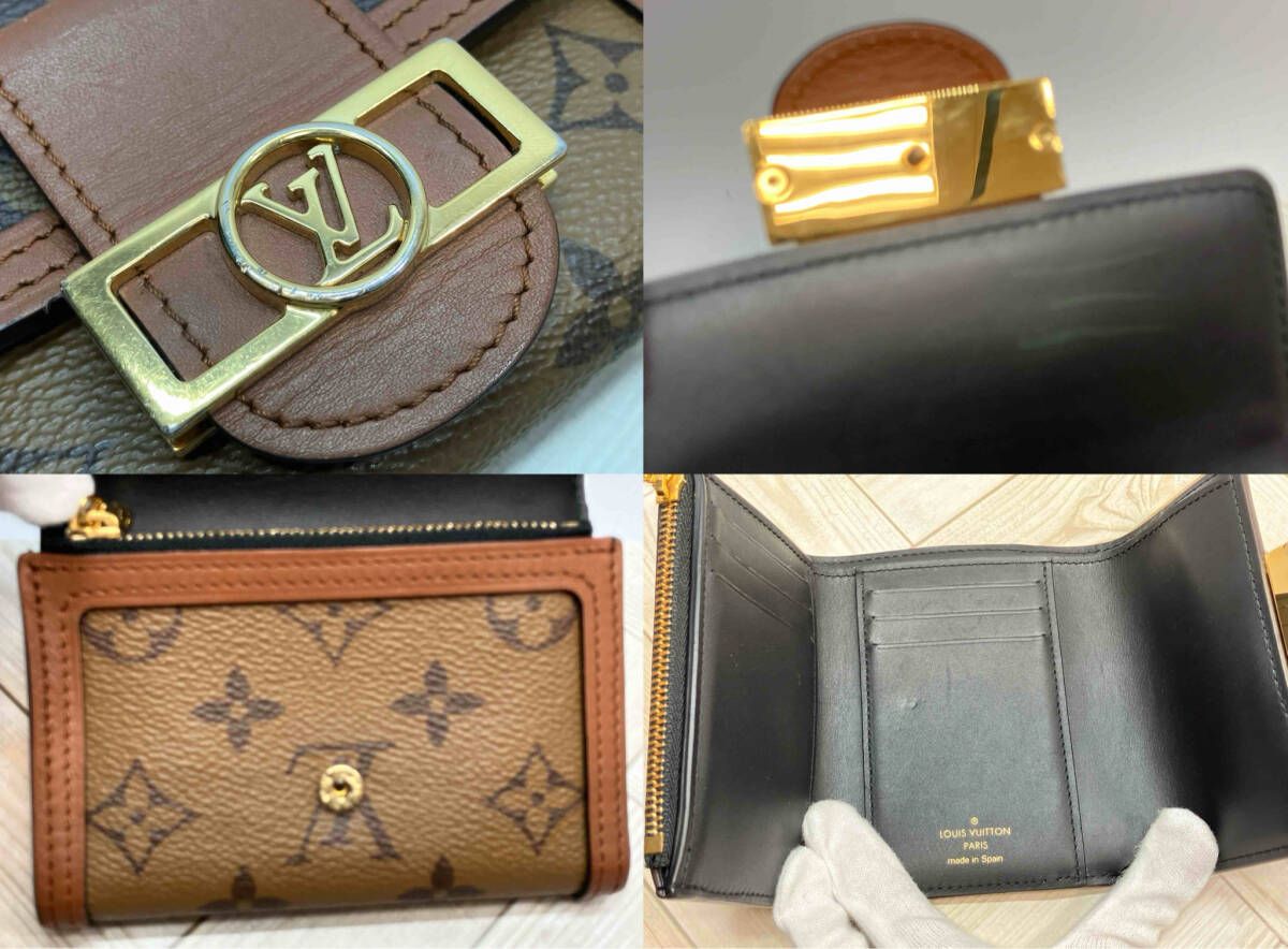 LOUIS VUITTON ルイヴィトン モノグラム リバース ポルトフォイユ