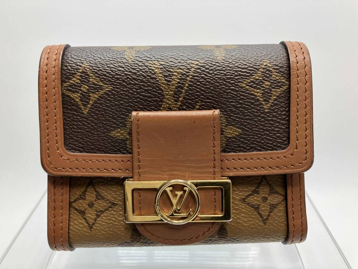 【美品】ルイヴィトン モノグラム リバース　ドーフィーヌコンパクト　M68725 楽天市場】≪新品≫ルイヴィトン ポルトフォイユ ドーフィーヌ