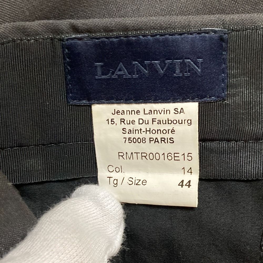 美品 LANVIN ランバン ルカオッセンドライバー期 スラックスパンツ