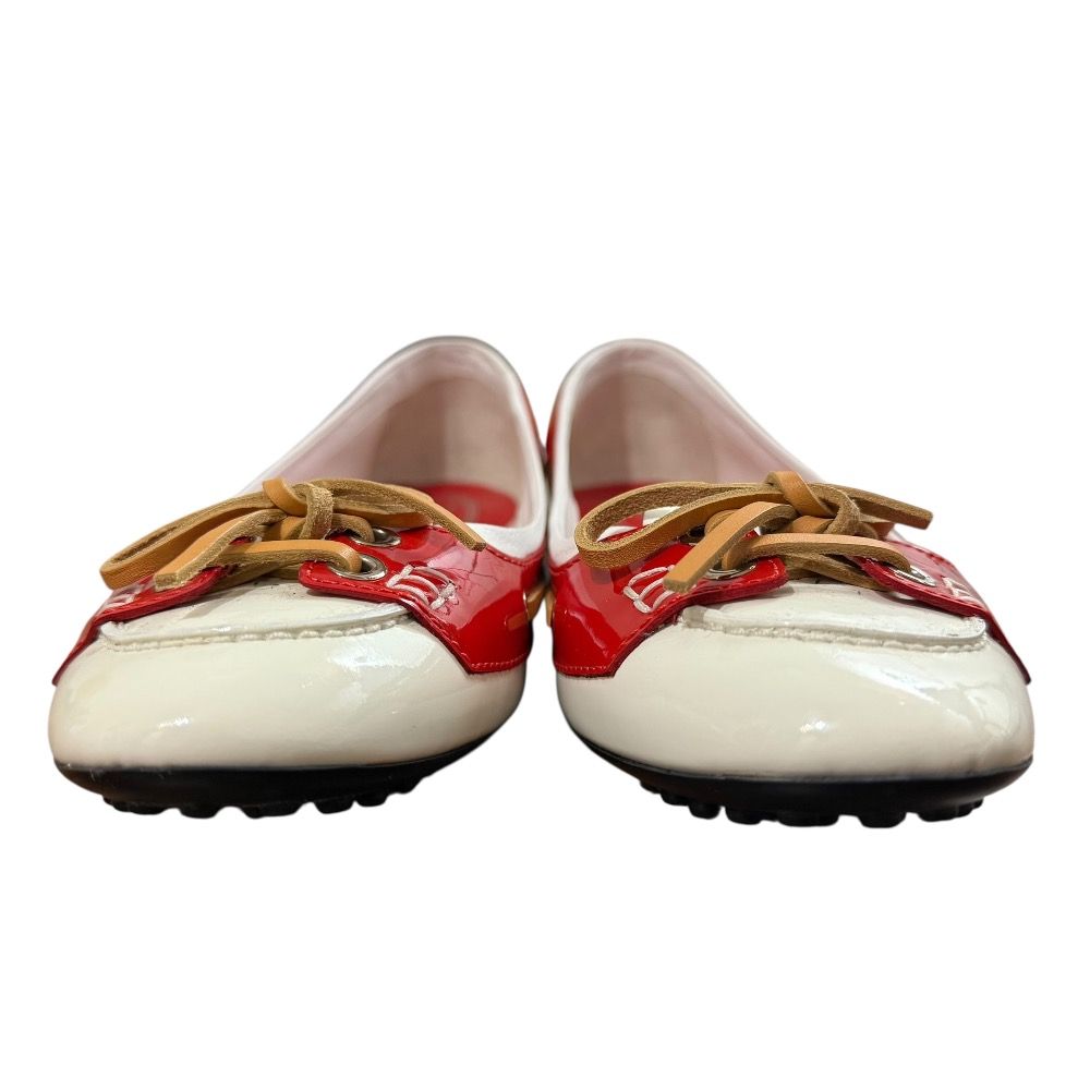 CHANEL シャネル エナメル ココマーク ドライビングシューズ ローファー