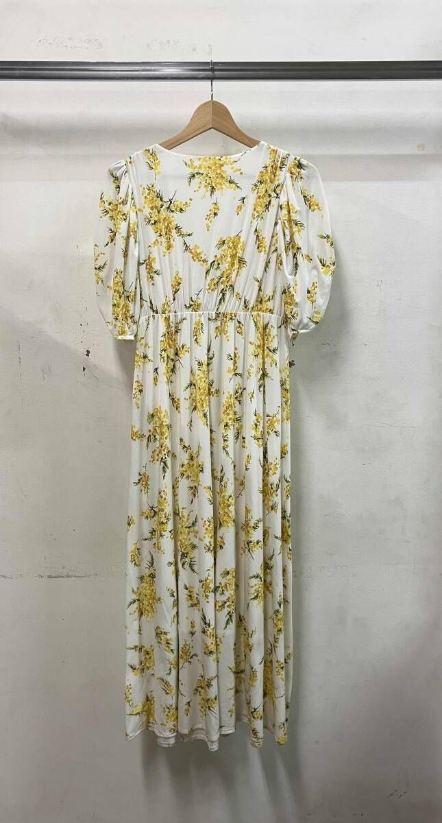 GELATO PIQUE 花柄ロングドレス（ミモザ） 新品 ミモザ柄 ロング