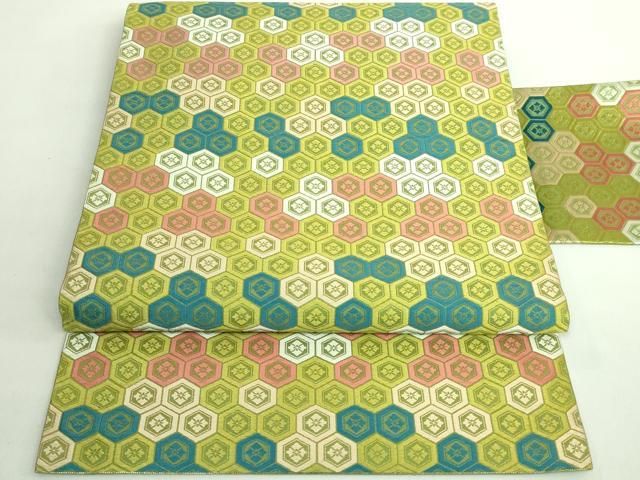 平和屋着物□極上 俵屋 人間国宝 喜多川平朗 有職織物 九寸名古屋帯