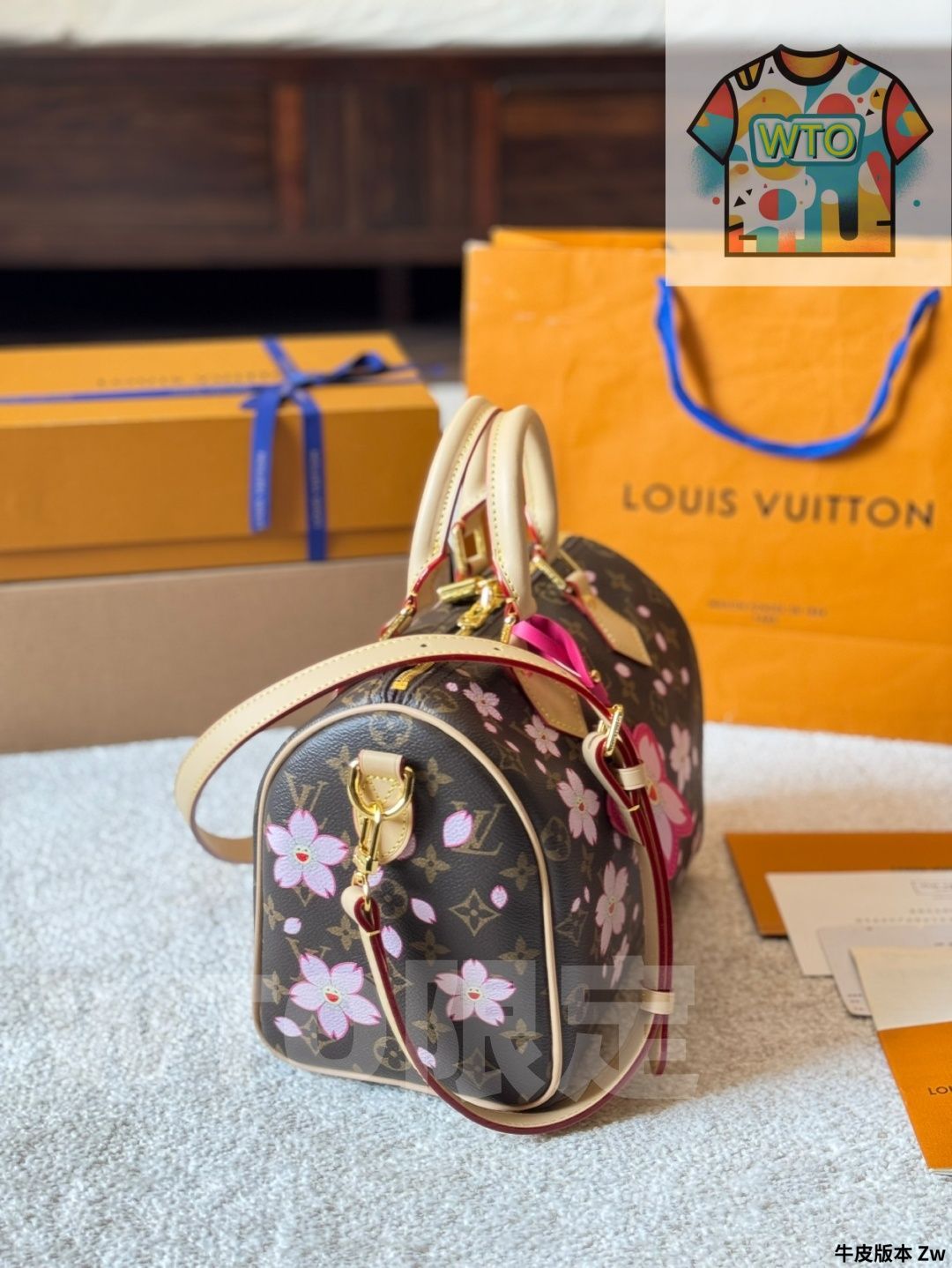 今日特価】LV (Louis Vuitton) × 村上隆 サクラシリーズ スピーディ 25