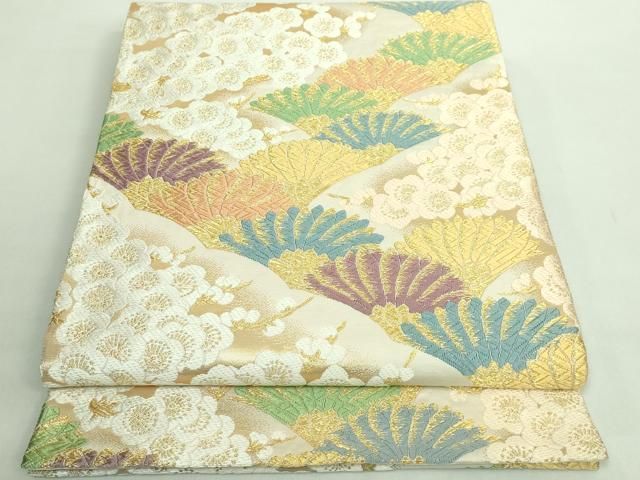 平和屋着物□極上 山口美術織物 皇室 伊勢神宮御用 西陣織 六通柄袋帯