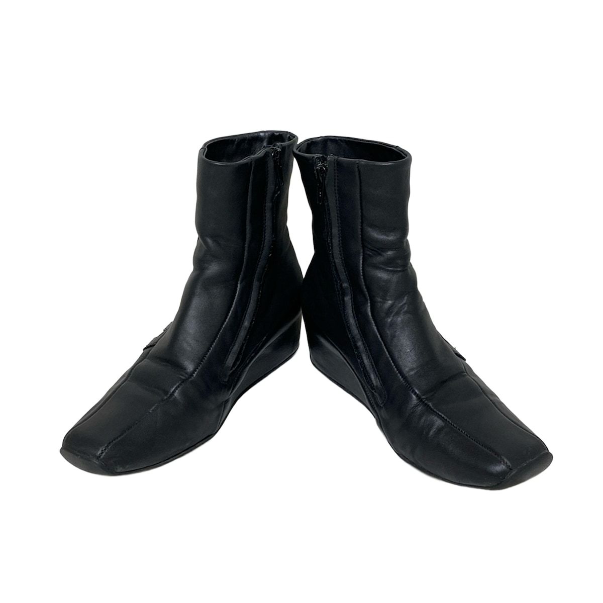 NO NAME ショートブーツ NONAME(ノーネーム) ショートブーツ 37 レディース - 黒 インソール