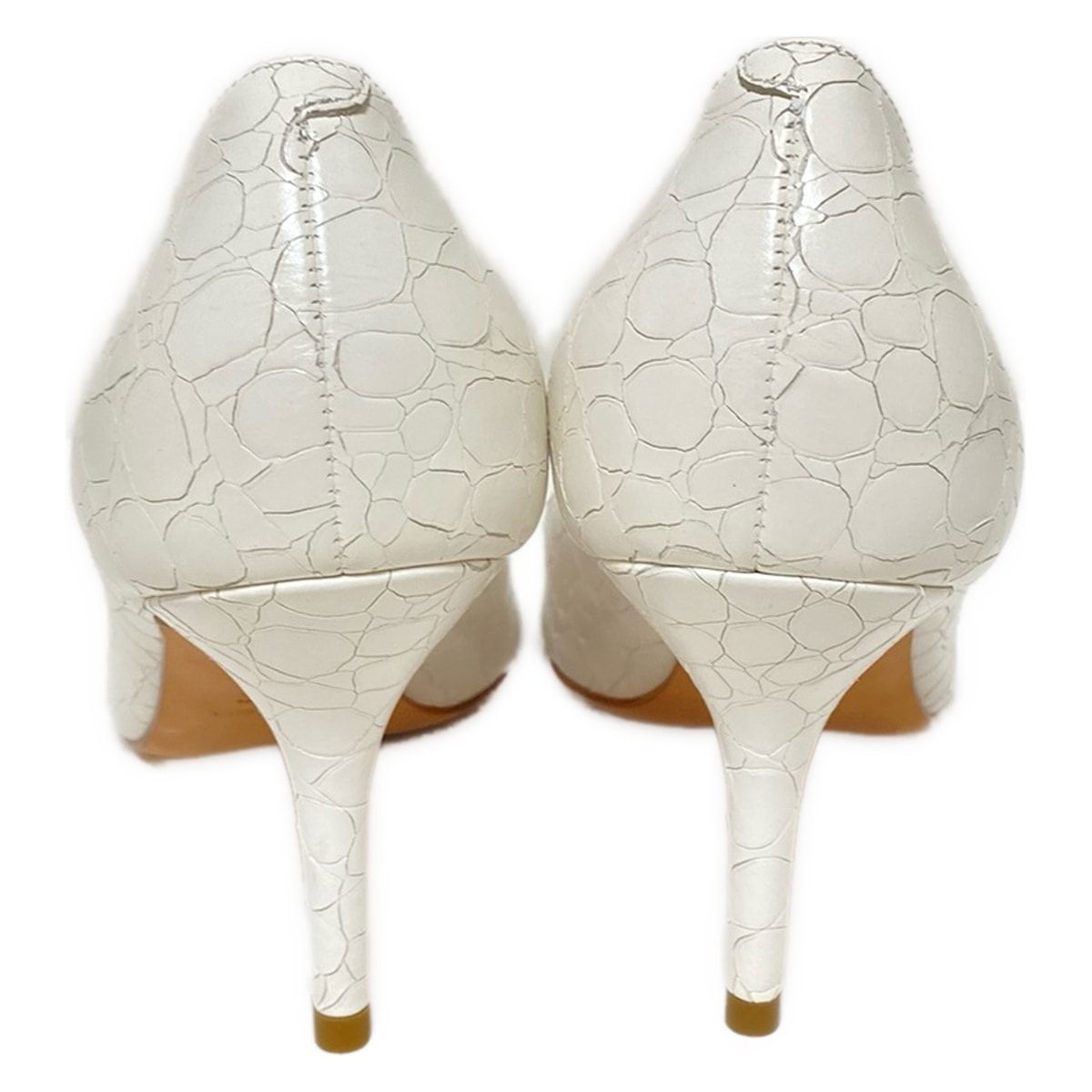 PELLICO(ペリーコ) パンプス 38 1/2 レディース - 白 型押し加工
