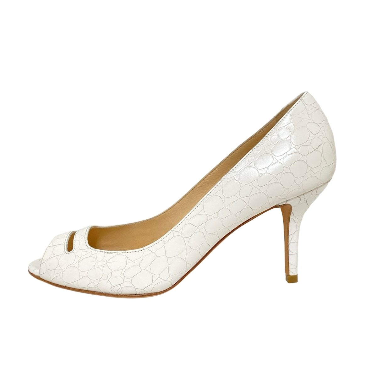 PELLICO(ペリーコ) パンプス 38 1/2 レディース - 白 型押し加工
