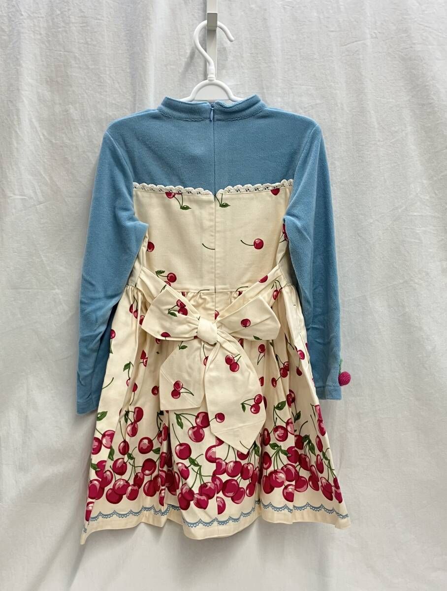 Shirley Temple シャーリーテンプル さくらんぼ柄 ワンピース オフ