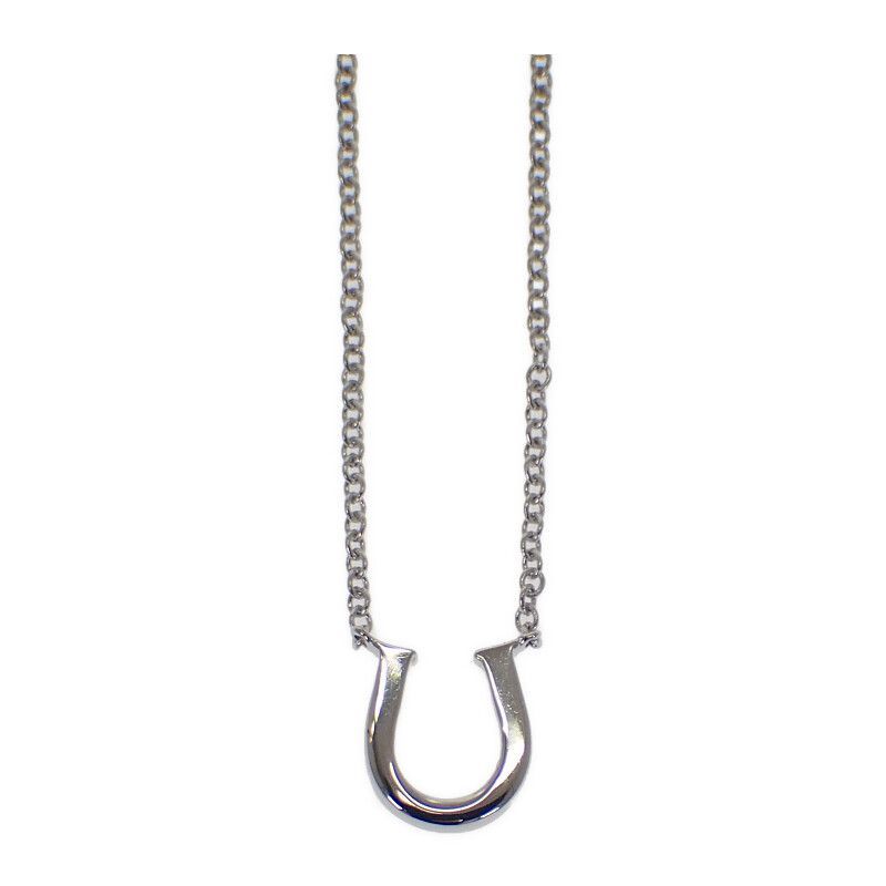 TIFFANY&Co. メトロホースシューペンダント ネックレス K18ホワイト