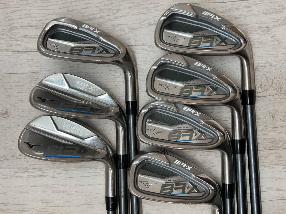 【男性用】MIZUNO ミズノ BR-X 2022年モデル アイアンセット ７本 ミズノ（MIZUNO）（メンズ）BR-X アイアンセット 7本(6I～9I、PW、GW