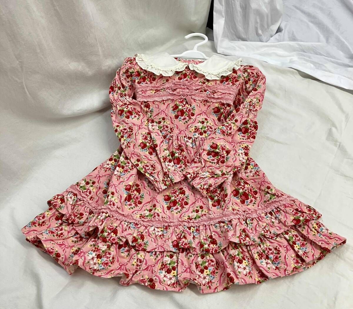 キッズ服(100cm~) Shirley Temple シャーリーテンプル イチゴ柄 花柄