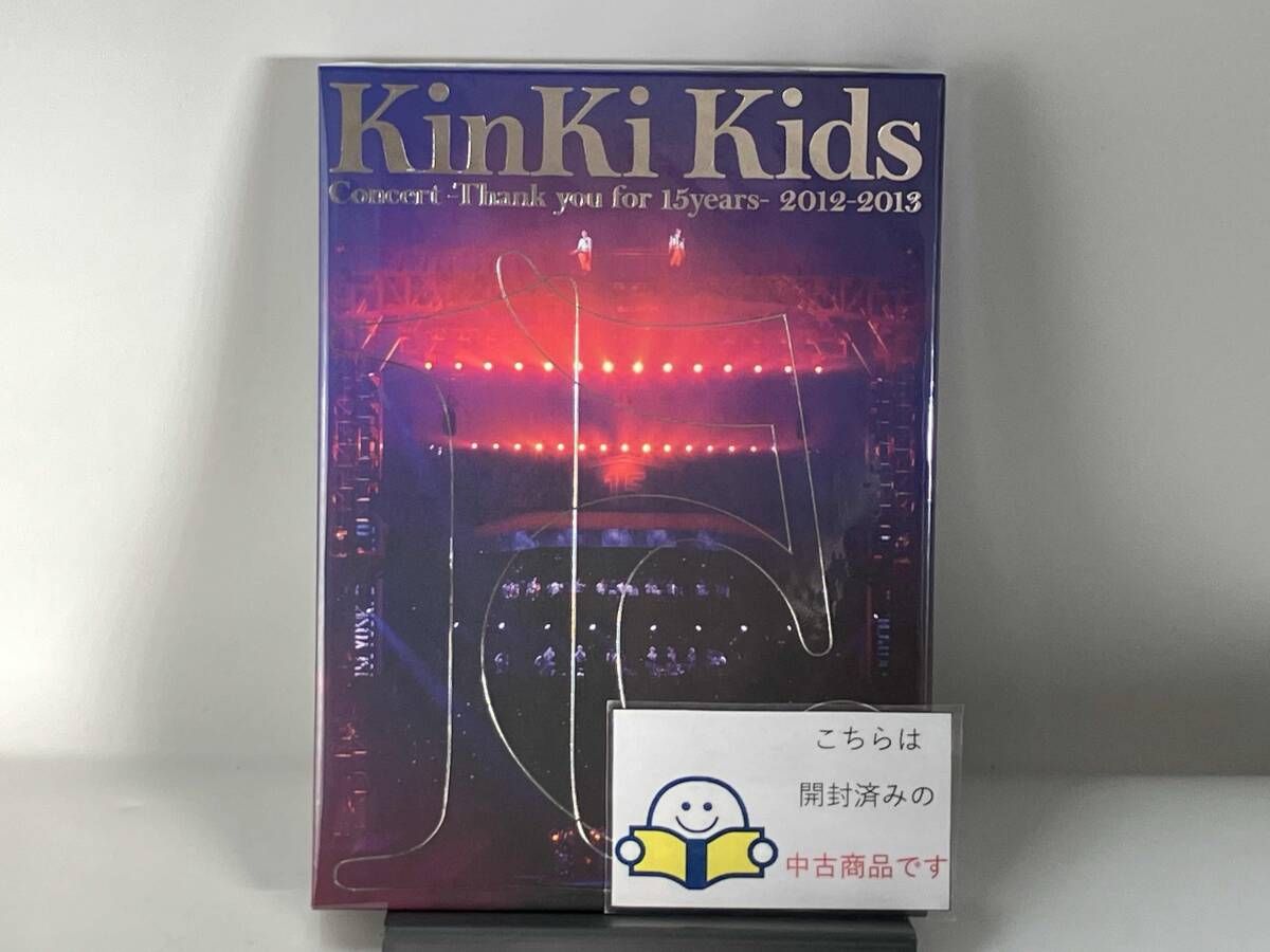 DVD KinKi Kids Concert-Thank you for 15years-2012-2013(初回生産