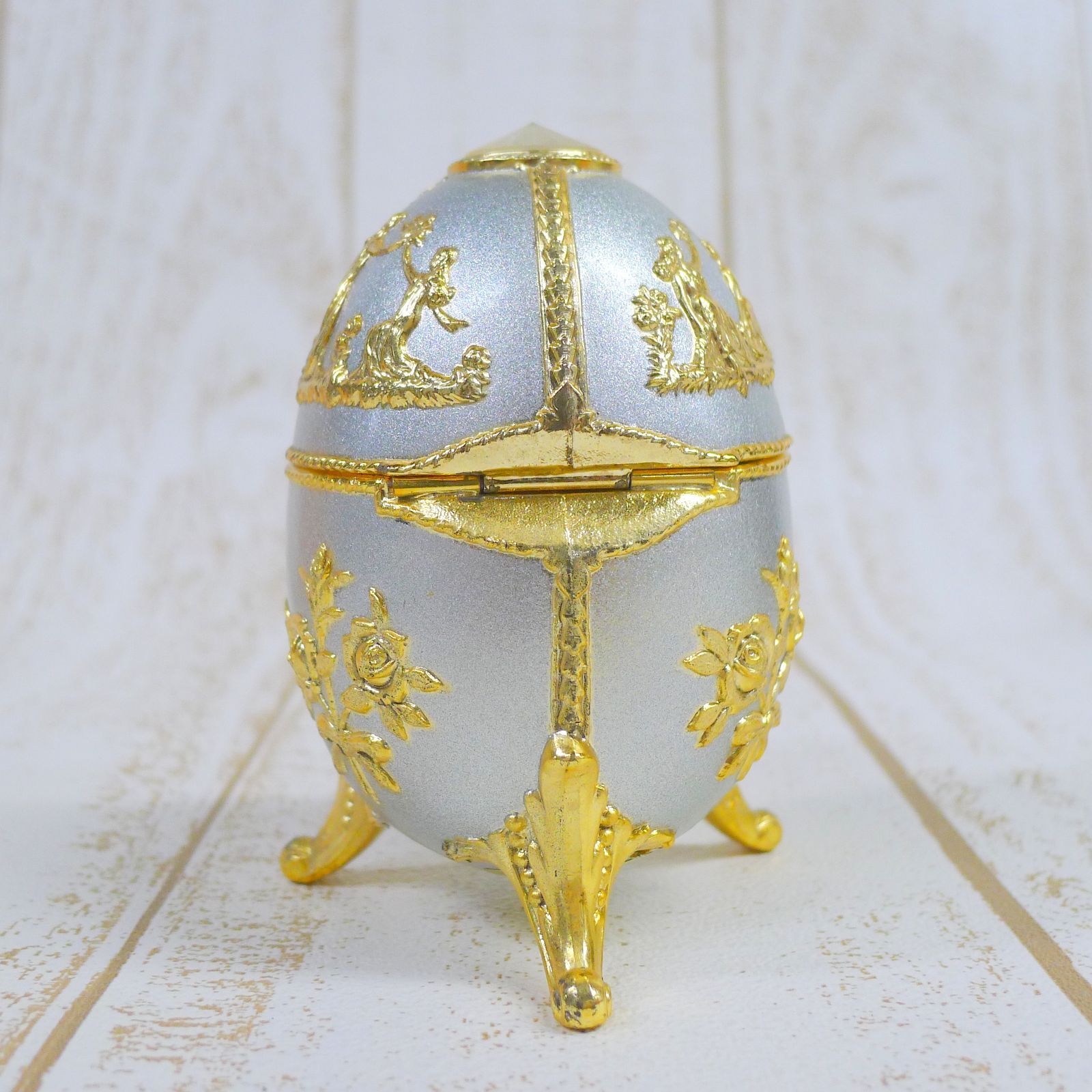 piearth ピィアース ジュエリーボックス 2点 まとめて①エッグ型