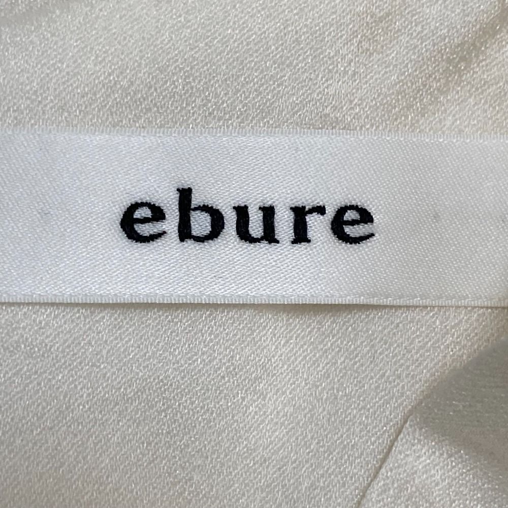 【美品】ebure エブール　 Vネック ブラウス 美品 ebure エブール Vネック 長袖 プルオーバー ブラウス チュニック