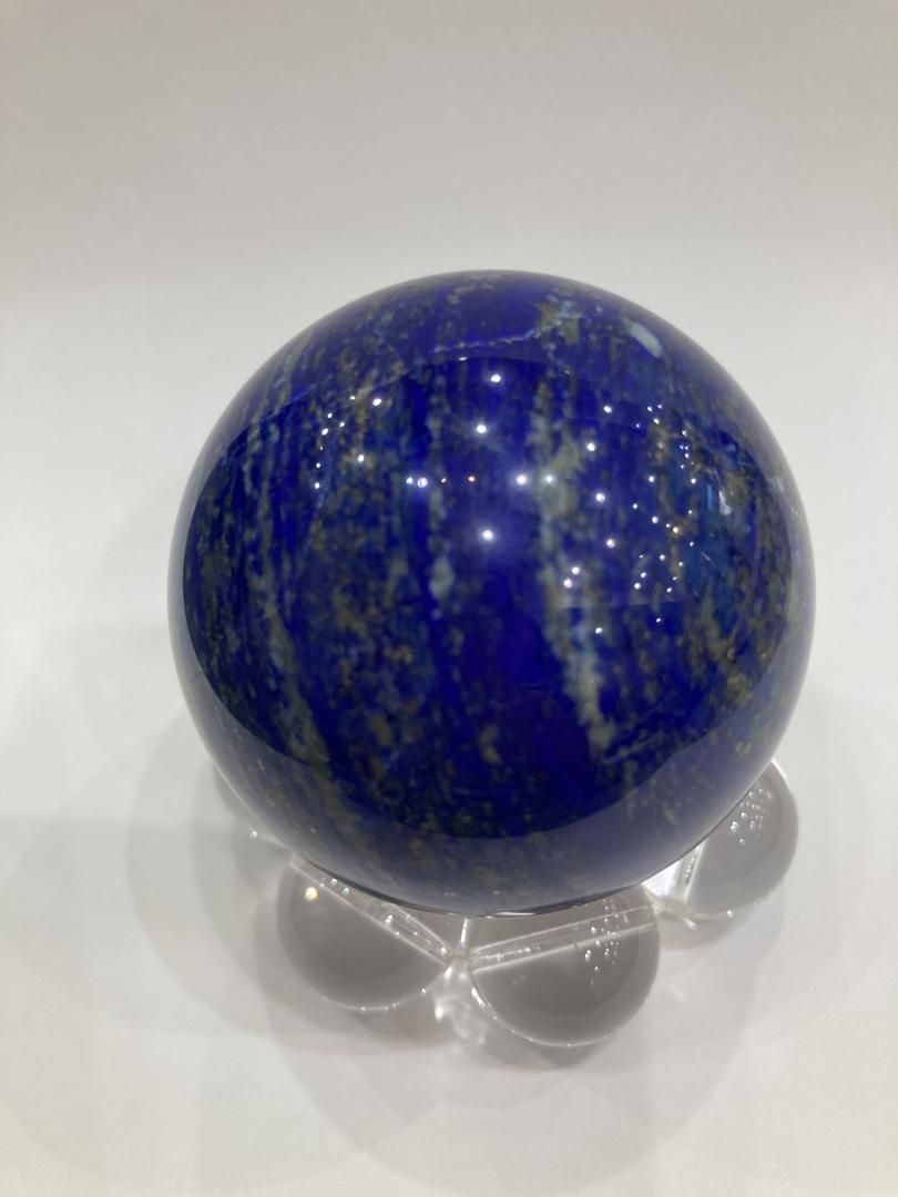 石　球体 E32276】 ラピスラズリ球 パワーストーン