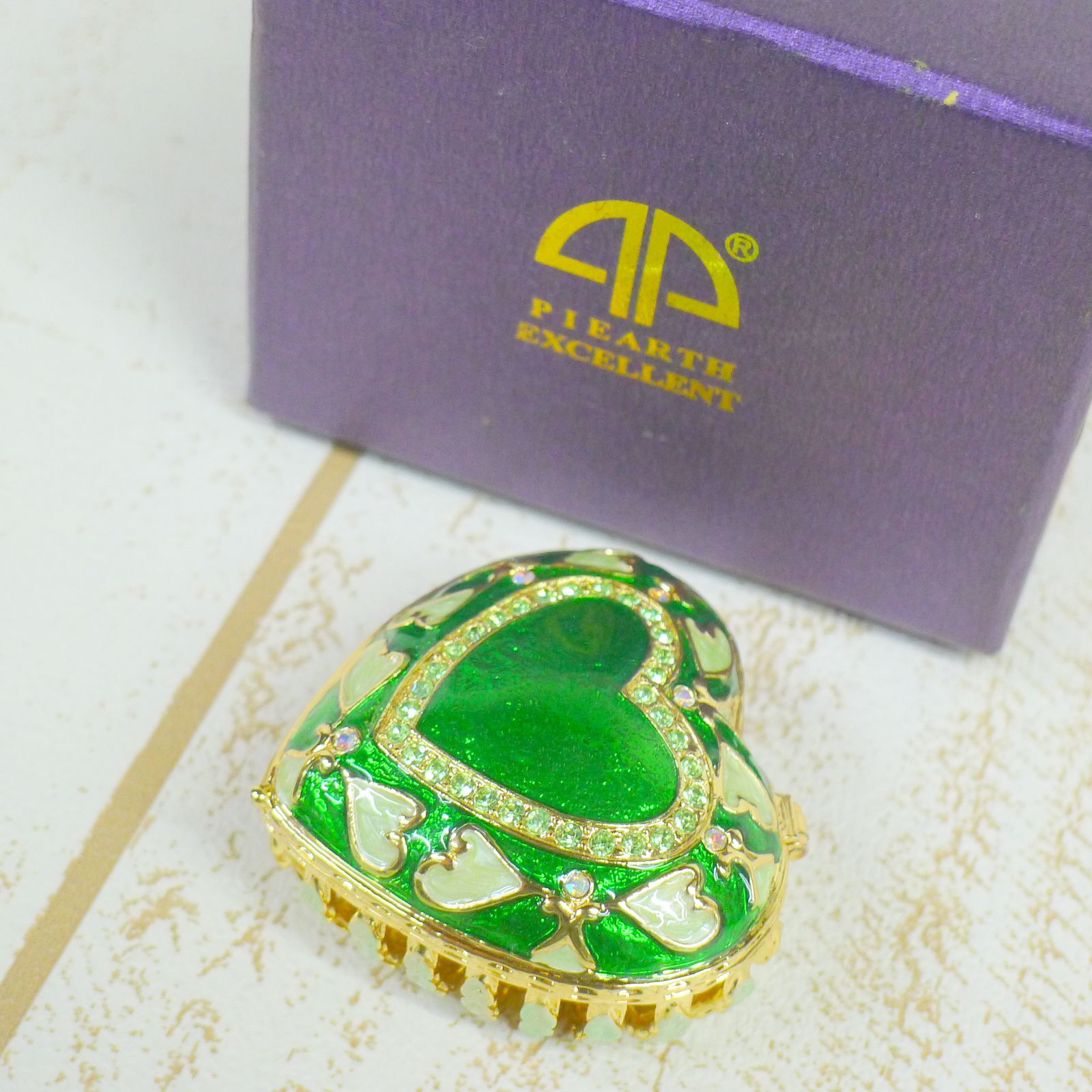 piearth ピィアース ジュエリーボックス 2点 まとめて①エッグ型