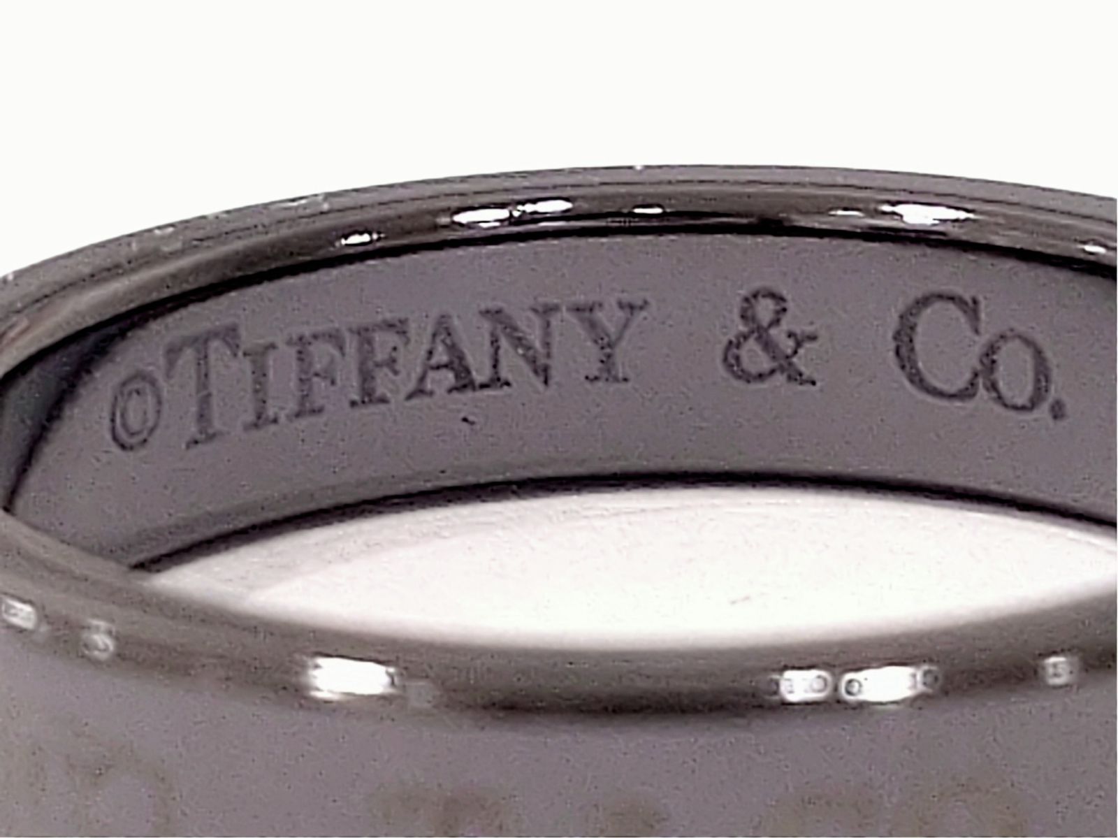 TIFFANY&Co. ティファニー 1837 ナローリング チタン【K1352】 - メルカリ