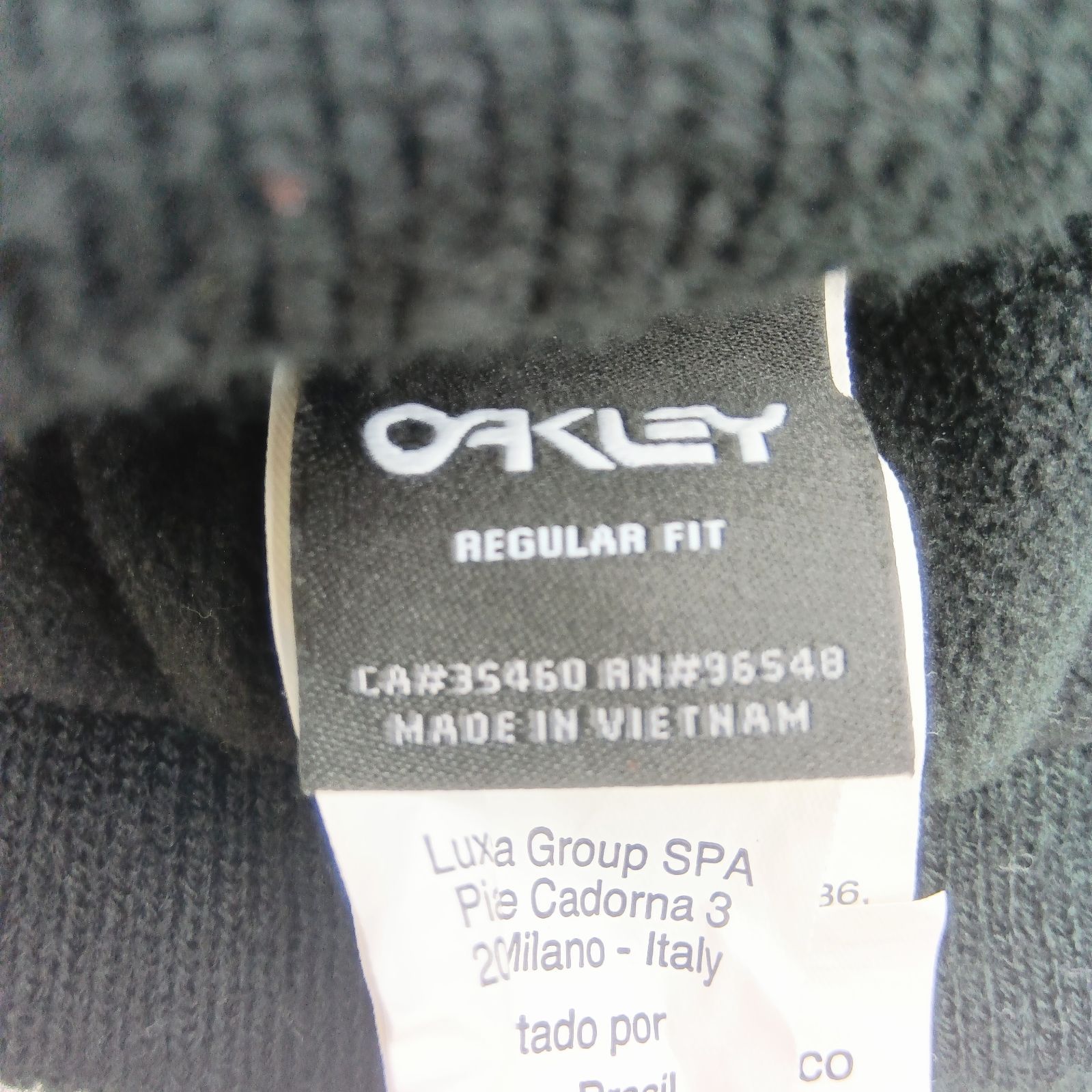 OAKLEY オークリー ニット帽 ワッチ キャップ 無地 ブラック 黒