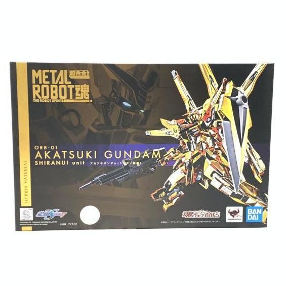 中古】未開封）METAL ROBOT魂 ＜SIDE MS＞ アカツキガンダム (シラヌイ