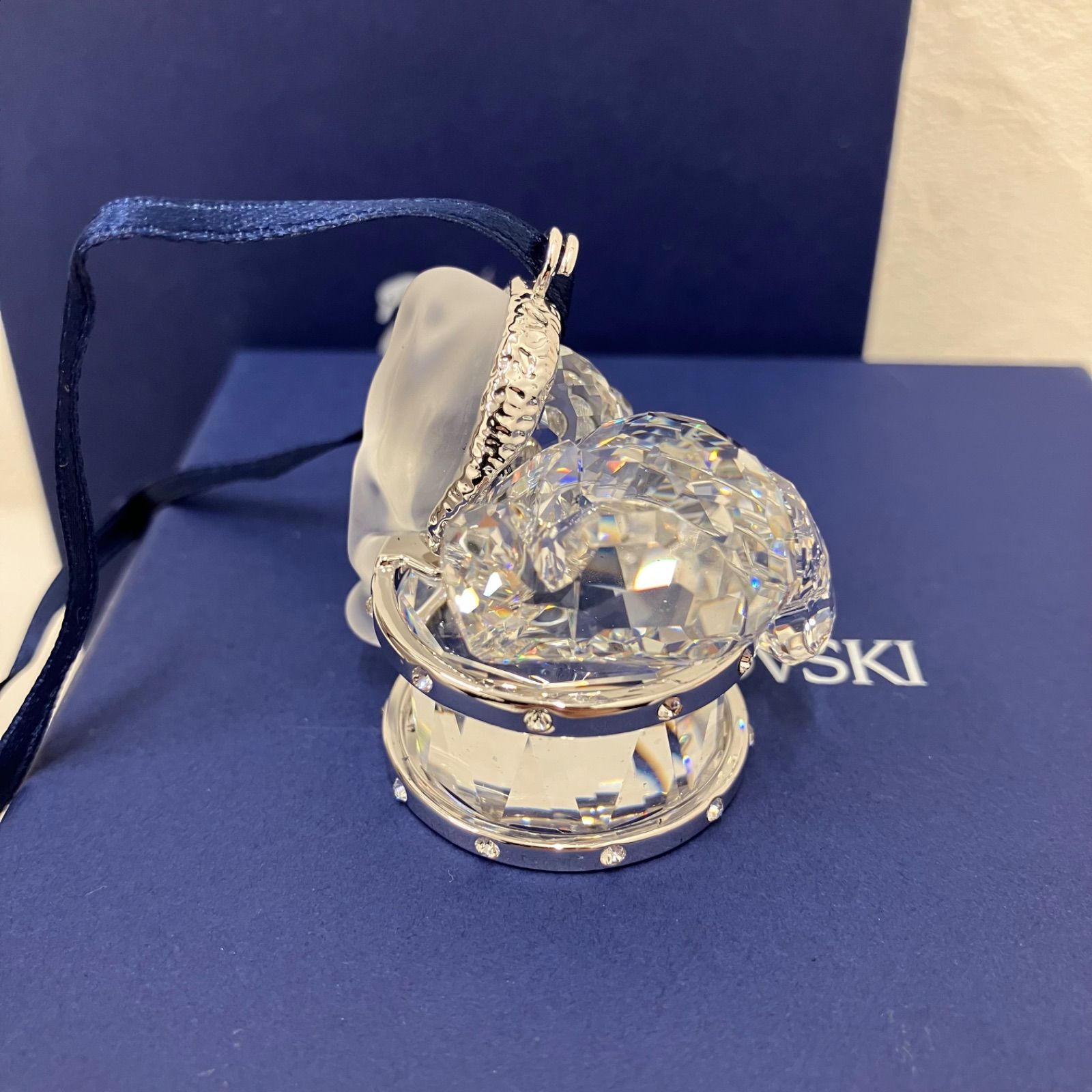 スワロフスキー置物クリスベアドラム スワロフスキー クリスベアとドラム スワロフスキー置物クリスベア