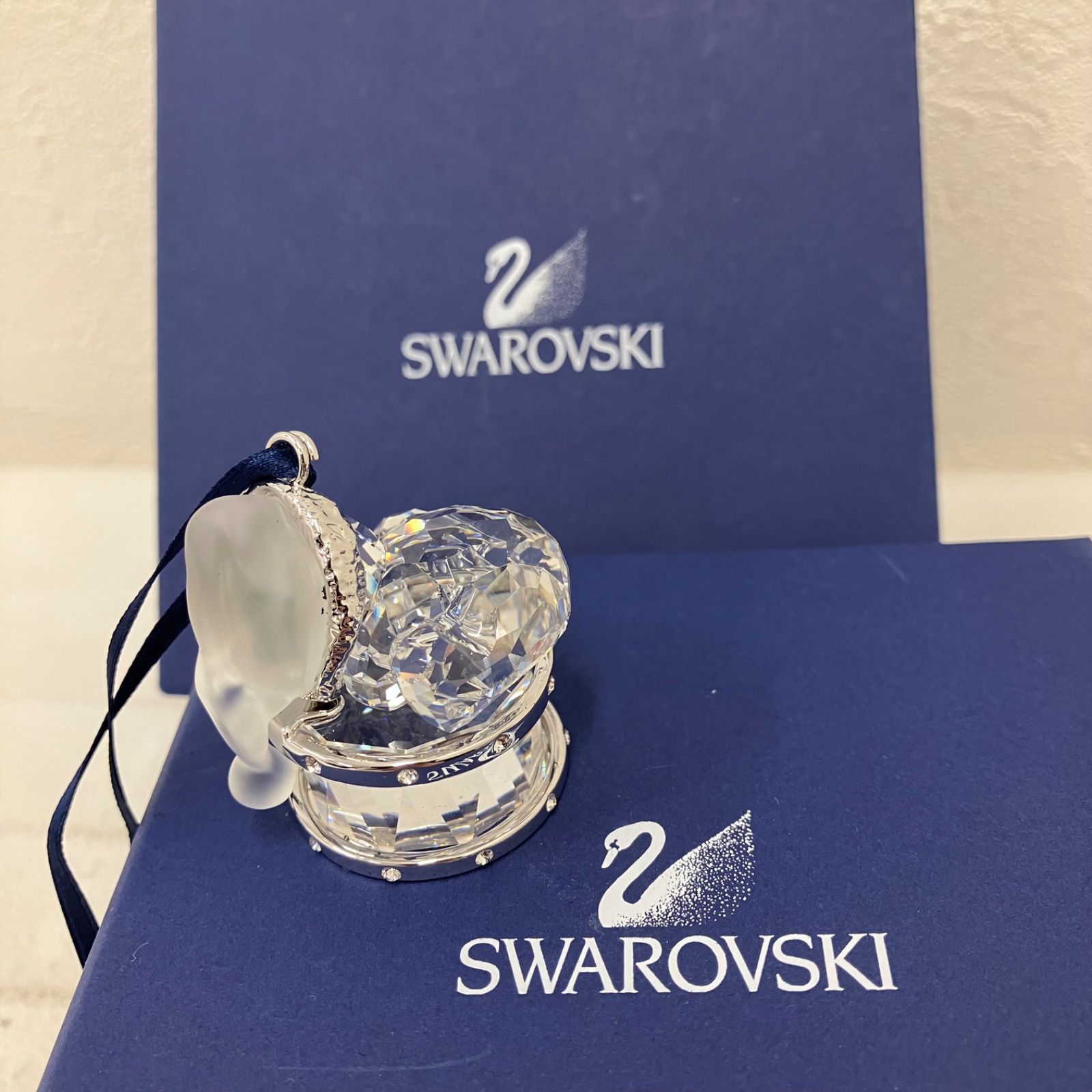 スワロフスキー置物クリスベアドラム SWAROVSKI スワロフスキー クリスタルフィギュア フィギュリン 2025年