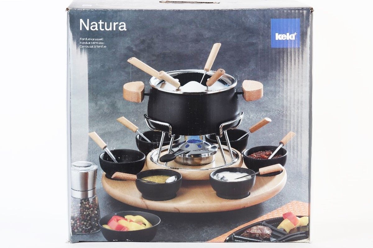 訳あり Kela フォンデュ パーティーセット Natura 61201 ガス IH