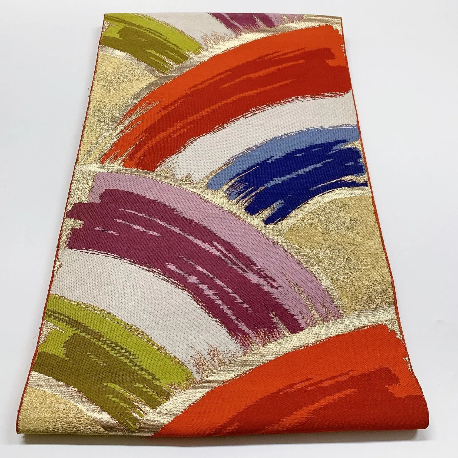 5982］袋帯 変わり波文様 未仕立て 六通 正絹 着物 フォーマル - メルカリ