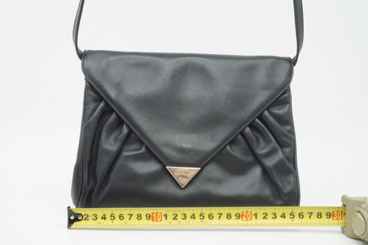 セリーヌ ヴィンテージ 2way ショルダー バッグ クラッチ クロスボディ