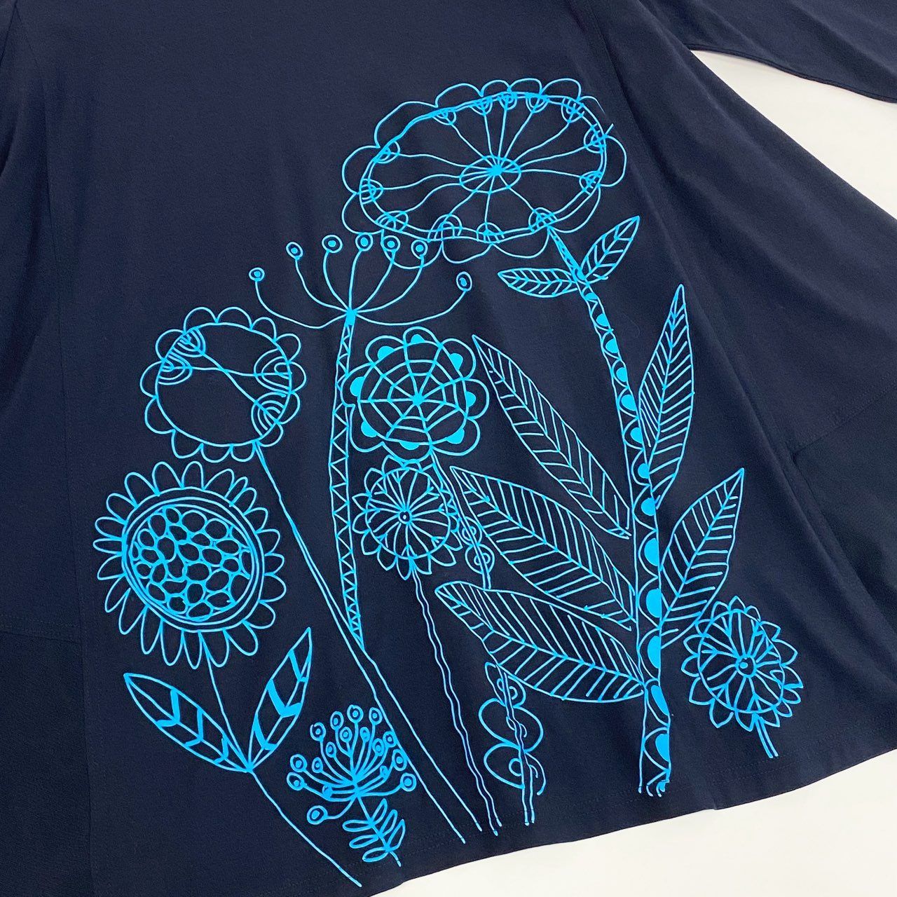 64k19 TOKUKO 1er VOL トクコプルミエヴォル 7分袖ワンピース フレア