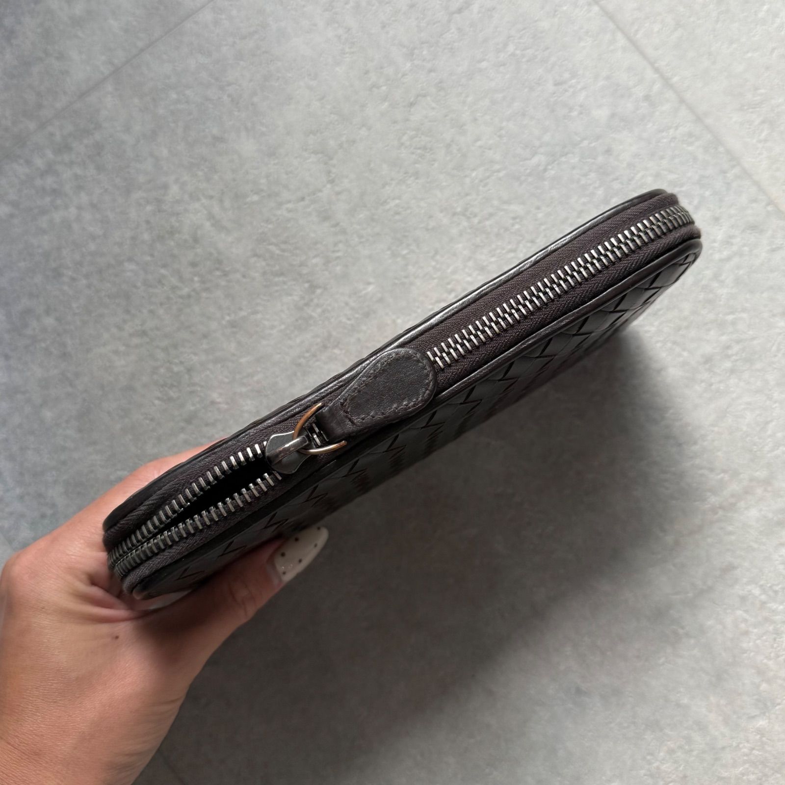 BOTTEGA VENETA ボッテガヴェネタ ラウンドファスナー長財布 イントレ