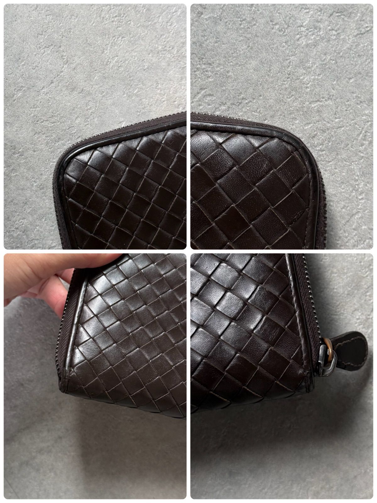 BOTTEGA VENETA ボッテガヴェネタ ラウンドファスナー長財布 イントレ