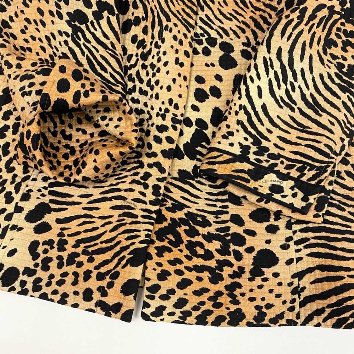 2k19《美品》 EONARD FASHION レオナール テーラードジャケット ロング