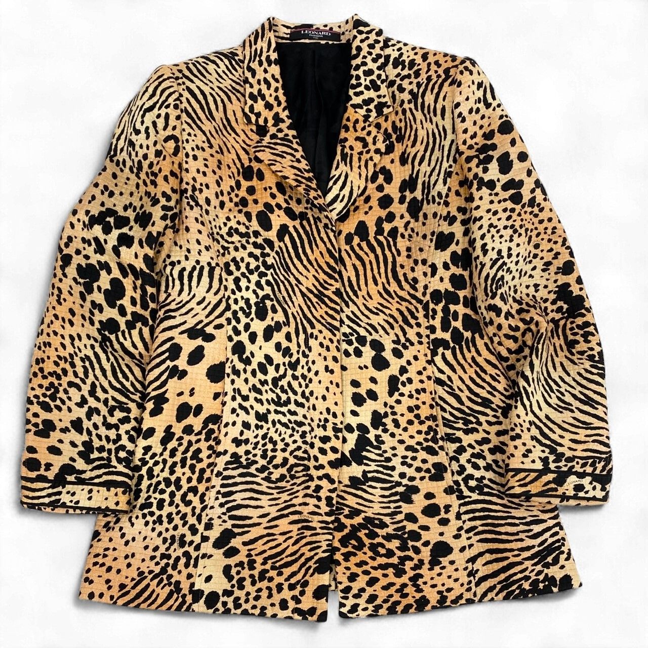 2k19《美品》 EONARD FASHION レオナール テーラードジャケット ロング