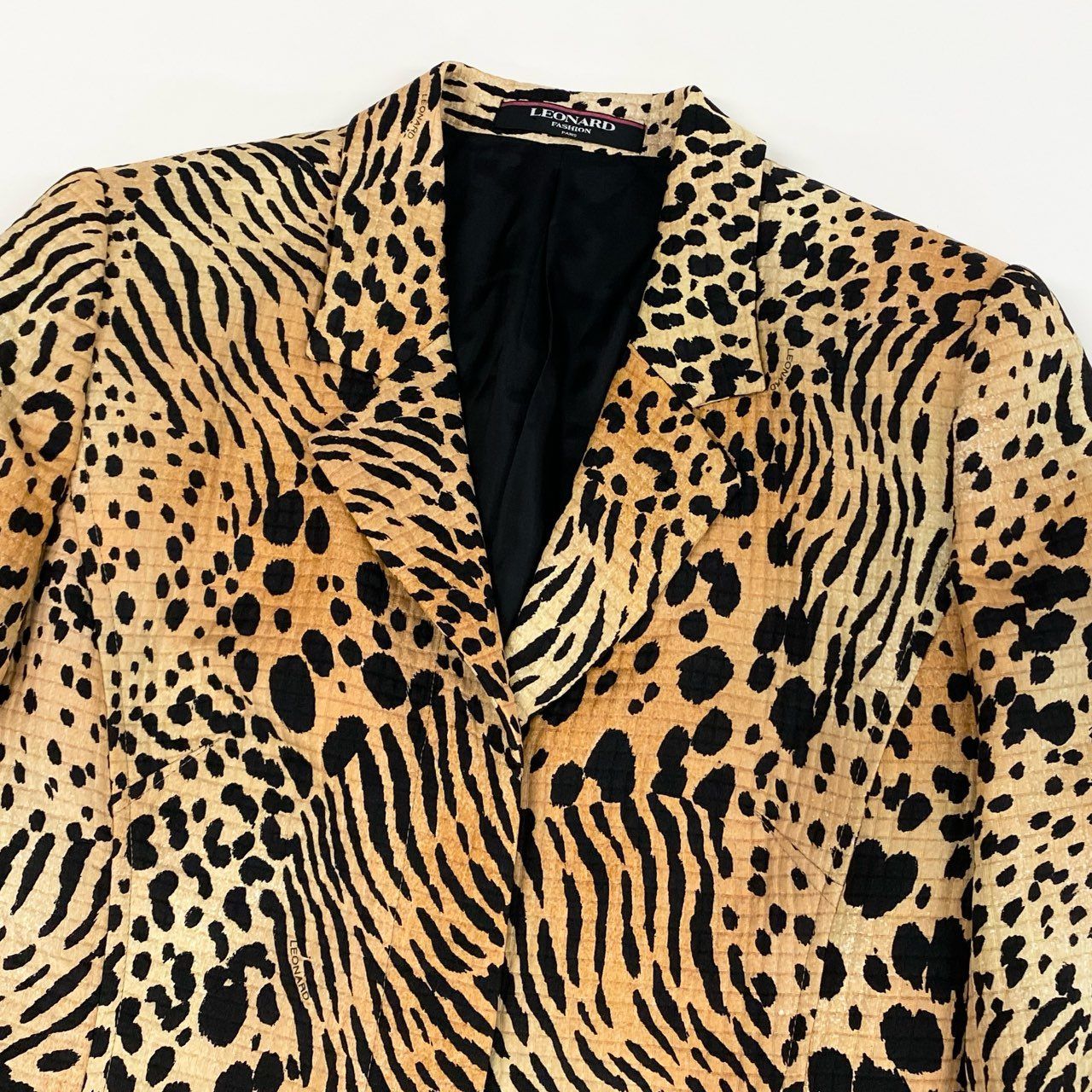 2k19《美品》 EONARD FASHION レオナール テーラードジャケット ロング