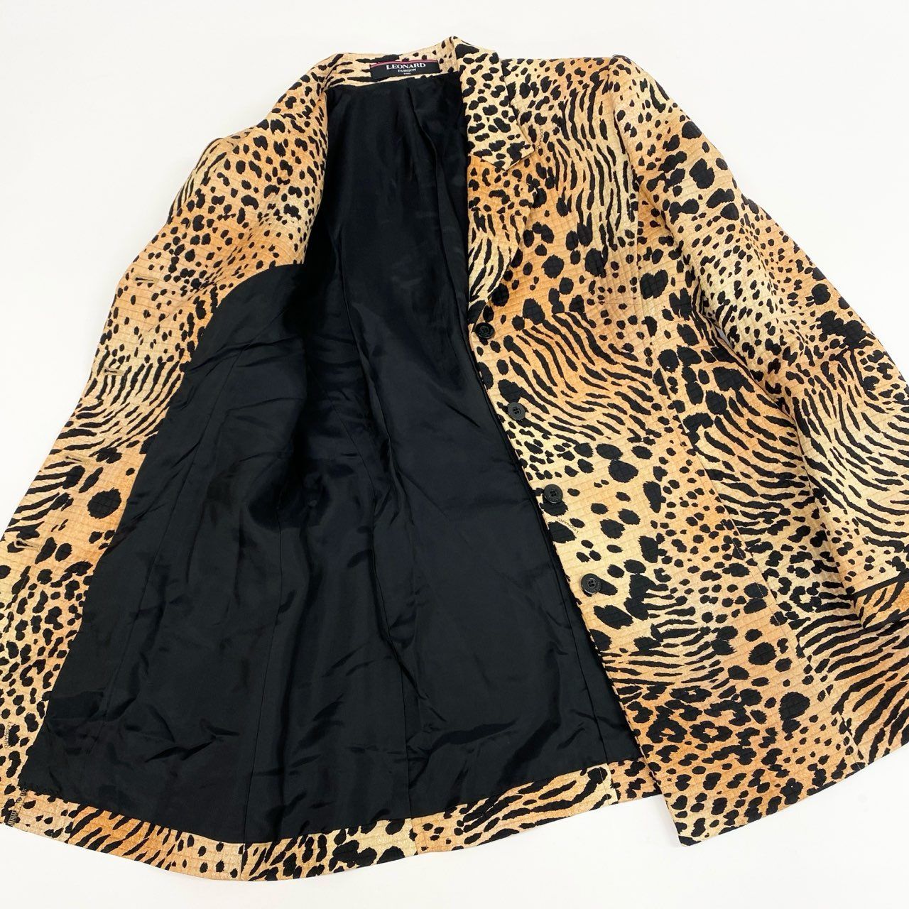 2k19《美品》 EONARD FASHION レオナール テーラードジャケット ロング