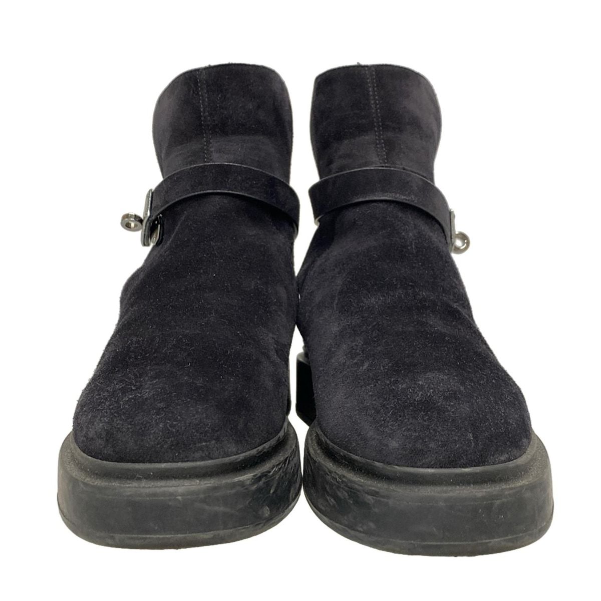 HERMESエルメス　VEO ヴェオアンクルブーツ　　シルバー金具　37 HERMESエルメス VEO ヴェオアンクルブーツ シルバー金具 37 HERMES