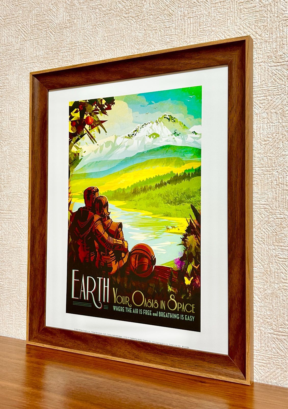 新品☆額縁付アートポスター☆Vintage Reproduction（ヴィンテージ・リ